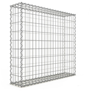 Gabion Rectangulaire 100x90x20 cm 4 faces fil 4 mm maille 5x10 cm