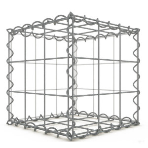 Gabion Cubique 30x30x30 cm 4 faces fil 4 mm maille 10x10 cm