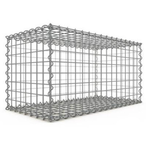 Gabion 80x40x40 cm fil 4 mm maille 5x5 cm 5 faces sans 1 côté