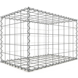 Gabion Rectangulaire 80x50x50 cm 4 faces fil 4 mm maille 10x10 cm