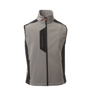 Gilet Softshell sans Manches Payper Cork Gris Fumée/Noir