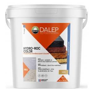 Hydrofuge Minéralisant Coloré Dalep Hydro-Roc Color Sable Bidon 20L 