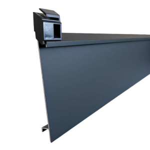 Lame Ajourée Double Alujour 1800 m x 150 mm ep 1,7 mm Gris 7016