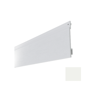 Lame de Bardage PVC MEP Isocel 166 mm Minéral Blanc, 4 m