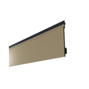 Lame de Bardage PVC MEP Isocel Premium 166 mm Taupe, 4 m