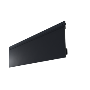 Lame de Bardage PVC MEP Isocel Premium 166 mm Zinc Anthracite, 4 m