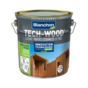 Lasure Bois Blanchon Tech-Wood Satinée 2,5L