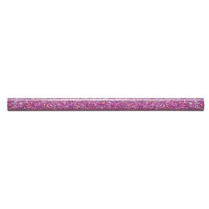 Frise Carrelage Paillette Violette Verre Alu LI23, Listel 1 x 60 x 1 cm
