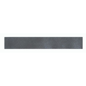 Frise Carrelage Noire Verre Alu LI30, Listel 2,3 x 60 x 0,8 cm
