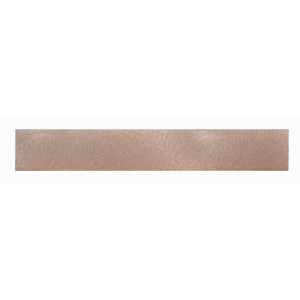 Frise Carrelage Marron Verre Alu LI31, Listel 2,3 x 60 x 0,8 cm