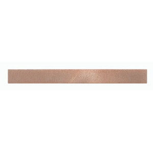 Frise Carrelage Marron Verre Alu LI37, Listel 1,5 x 60 x 0,8 cm