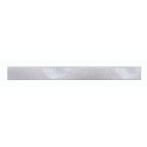 Frise Carrelage Naturelle Verre Alu LI39, Listel 1,5 x 60 x 0,8 cm