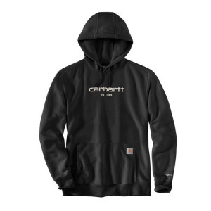 Sweat-à-Capuche-Carhartt-Force-Lightweight-Logo-Graphic-105569-Black-1