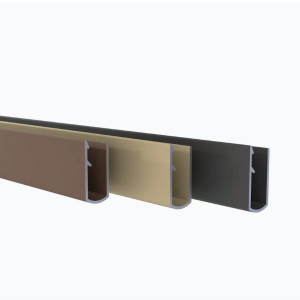 Lisse Basse Aluminium Fiberdeck Akido, 12 x 27 x 2485 mm