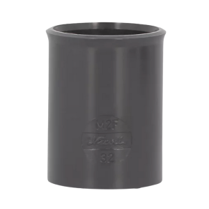 Manchon PVC à Coller F-F NF Nicoll Hometech® Anthracite, ⌀32mm