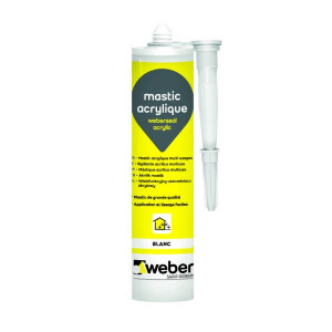 Mastic Acrylique Multi-Usages Weberseal Acrylic 300ml