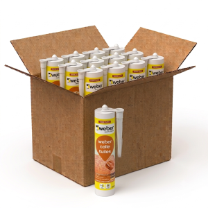Mastic Colle Souple pour Tuiles Weberseal Roof Tile 12 x 400ml