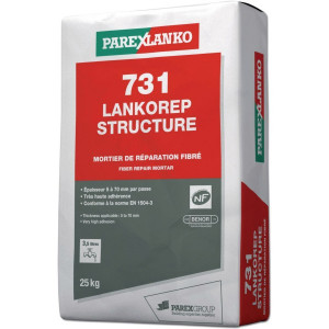 Mortier de Réparation Lankorep Structure 731 ParexLanko L731 25 kg