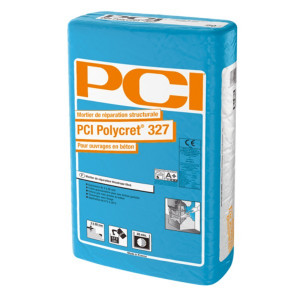 Mortier Fibré de Réparation Ouvrages Bétons PCI Polycret 327 Sac 20kg