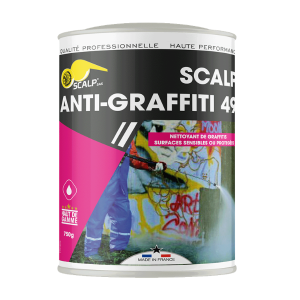 Nettoyant et dissolvant Graffitis Scalp Anti Graffiti 49, Bidon de 750g