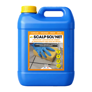 Nettoyant Laitance de Ciment Concentré Scalp Sol'Net, Bidon de 6kg