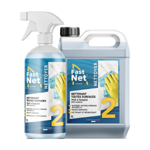Nettoyant Toutes Surfaces Prêt à l'emploi Dalep FastNet 2, Bidon de 1L