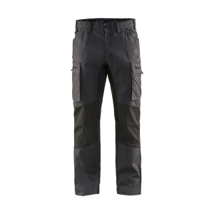 Pantalon de Travail Blaklader Coton Stretch 1459 Gris foncé/Noir