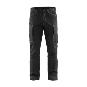 Pantalon de Travail Blaklader Denim Stretch 1459 Noir