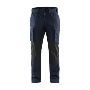 Pantalon de Travail Blaklader Polycoton Stretch 1459 Marine foncé