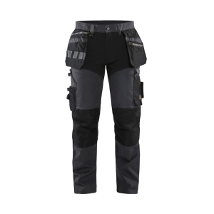 Pantalon de Travail Blaklader Stretch 15991343 Gris foncé/Noir