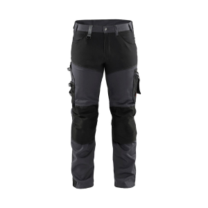 Pantalon de Travail Blaklader Stretch 1799 Gris moyen/Noir
