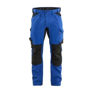 Pantalon de Travail Blaklader Stretch 2D 1751 Bleu roi/Noir