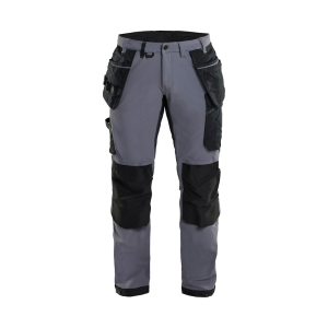 Pantalon de Travail Blaklader Stretch 4D 1522 Gris moyen/Noir