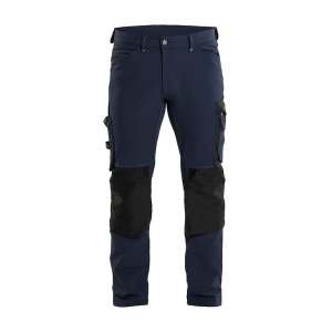 Pantalon de Travail Blaklader X1900 Stretch 4D 1989 Marine/Noir