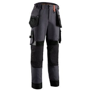 Pantalon de Travail Homme Coverguard Cristobal Anthracite Citrouille