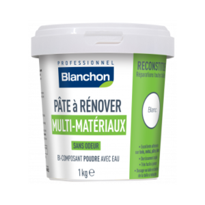 Pâte à Rénover Multi-Matériaux Blanchon Blanc, 1kg