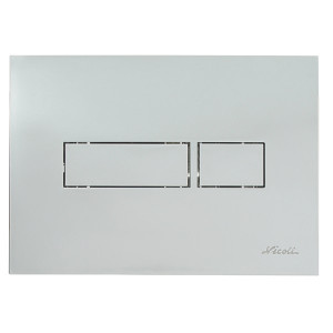 Plaque de Commande Happy Support Nicoll Rec Chromé Brillant