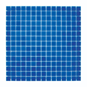 Mosaïque Bleue Classique Nylon PDV10, Plaque 32,7 x 32,7 x 0,38 cm