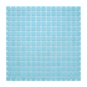 Mosaïque Bleue Décoration Nylon PDV50, Plaque 32,7 x 32,7 x 0,38 cm