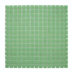 Mosaïque Verte Décoration Nylon PDV56, Plaque 32,7 x 32,7 x 0,38 cm