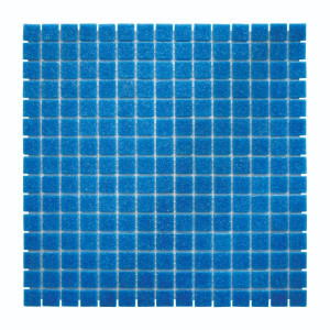 Mosaïque Bleue Décoration Nylon PDV64, Plaque 32,7 x 32,7 x 0,38 cm