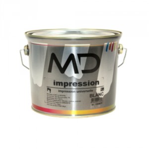 Peinture primaire MD Impression tous supports, blanc, 2,5 litres