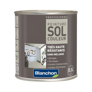 Peinture Sol Couleur Blanchon Blanc, 0,5L