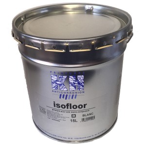 Peinture sol intérieur et extérieur Isofloor KH blanc, 2,5 litres