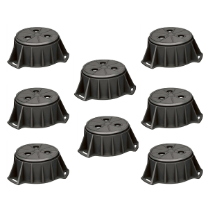 Pied réglable 7 à 11 cm pour Receveur de douche Kinedo, Kit de 8