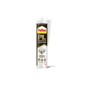 Mastic Colle Crystal pour Fixations Pattex PL Premium, 290g