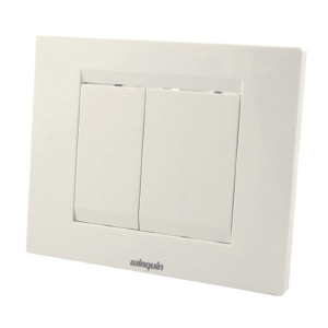 Plaque de Commande WC Wirquin Essentiel Blanc 55720347