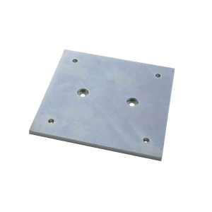 Platine de Fixation au sol pour Pied Elliptique, 150x150x5mm