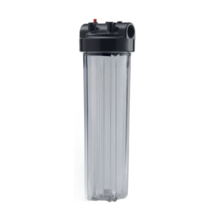 Porte-filtre à Eau 10" Aquapro Big Blue E/S 1" BSP Noir/Transparent