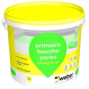 Primaire d'Adhérence Bouche Pores Sol Weberprim RP Vert Clair 12kg